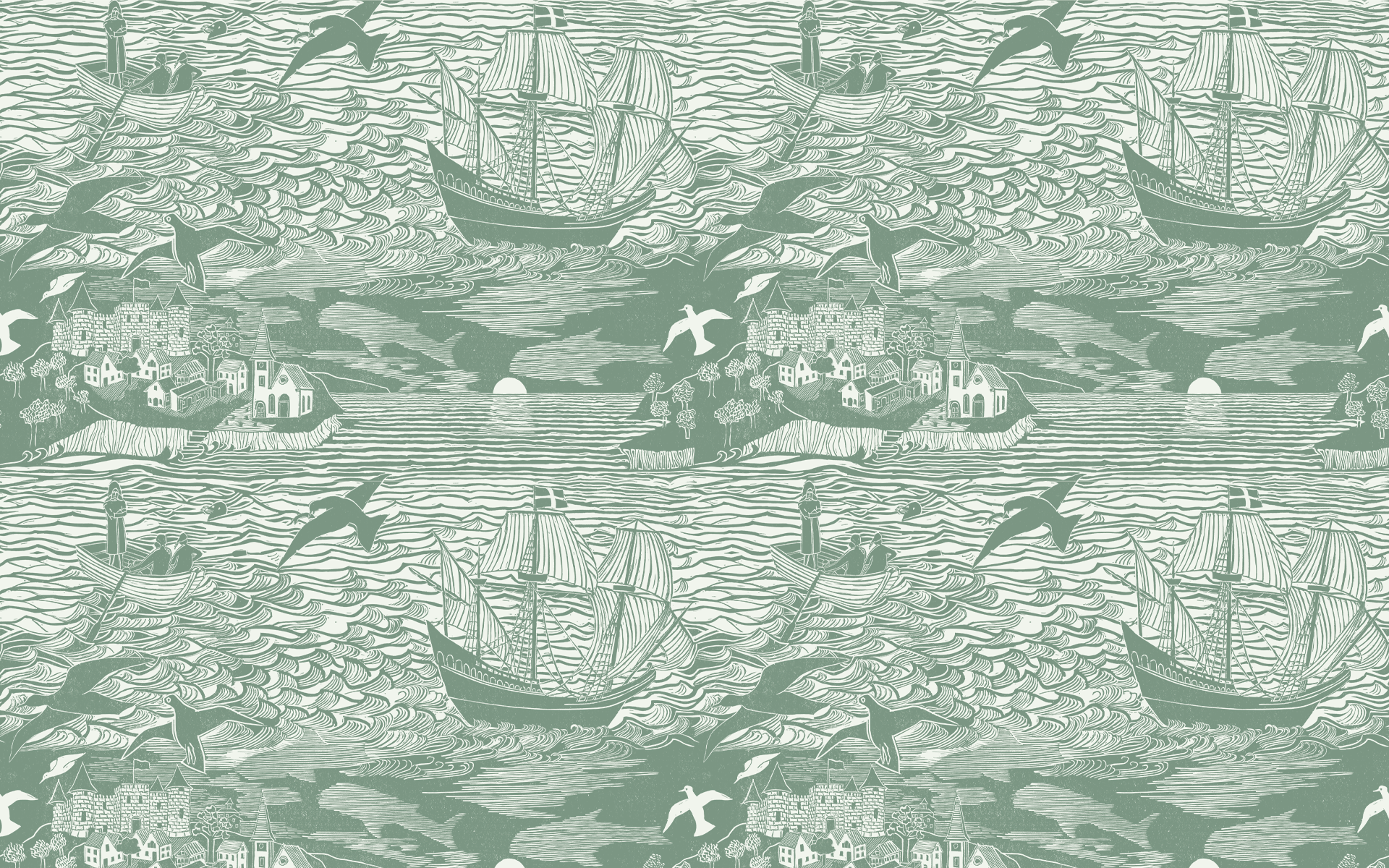 All at Sea | Sea Green