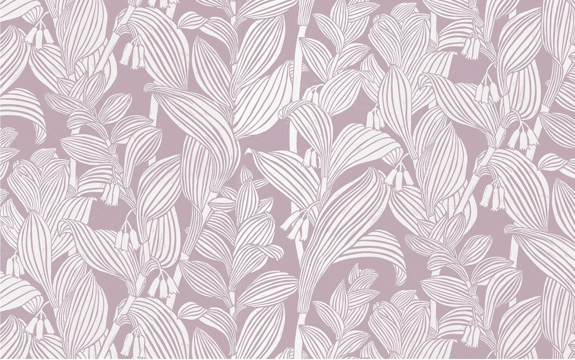 Solomon Seal in Lavendar Grey