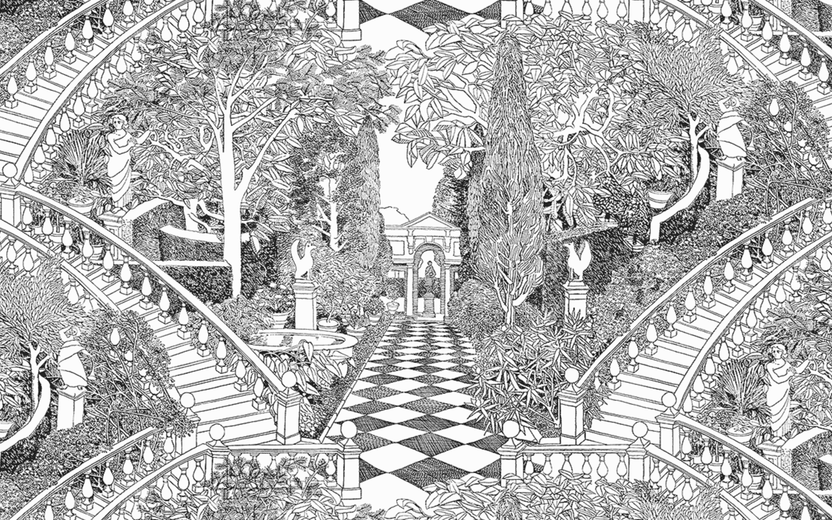 Italian Garden | Black