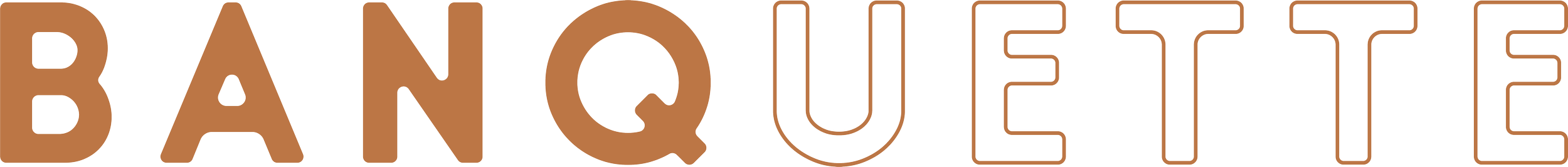 Banquette Camel Coloured Logo