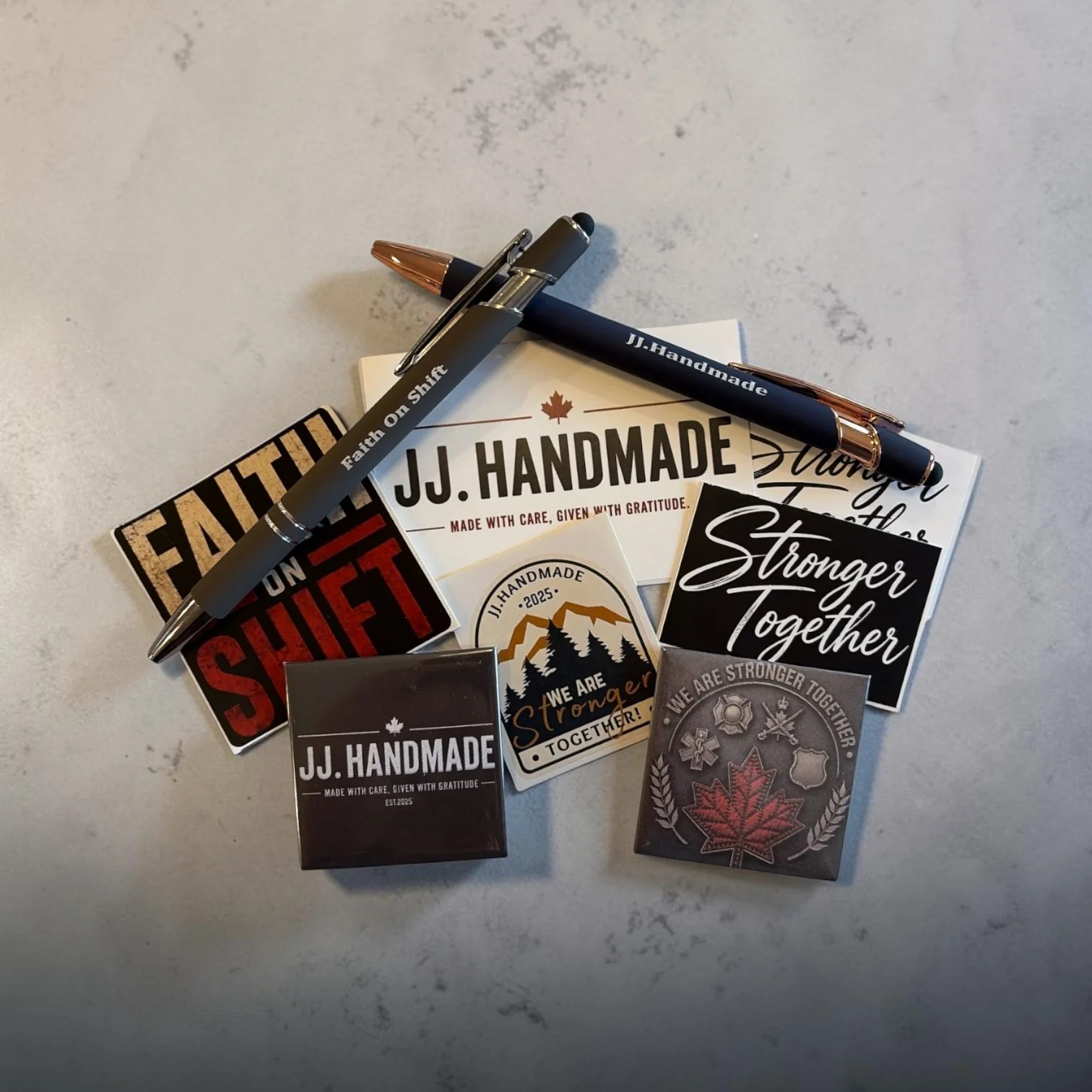 JJ.Handmade “Stronger Together” Swag Essentials Pack