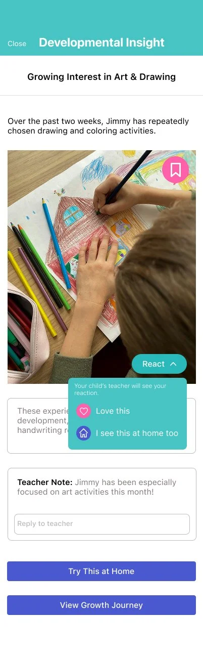 A child drawing and coloring with crayons and colored pencils on paper, surrounded by art supplies, during a developmental activity focused on art and drawing.