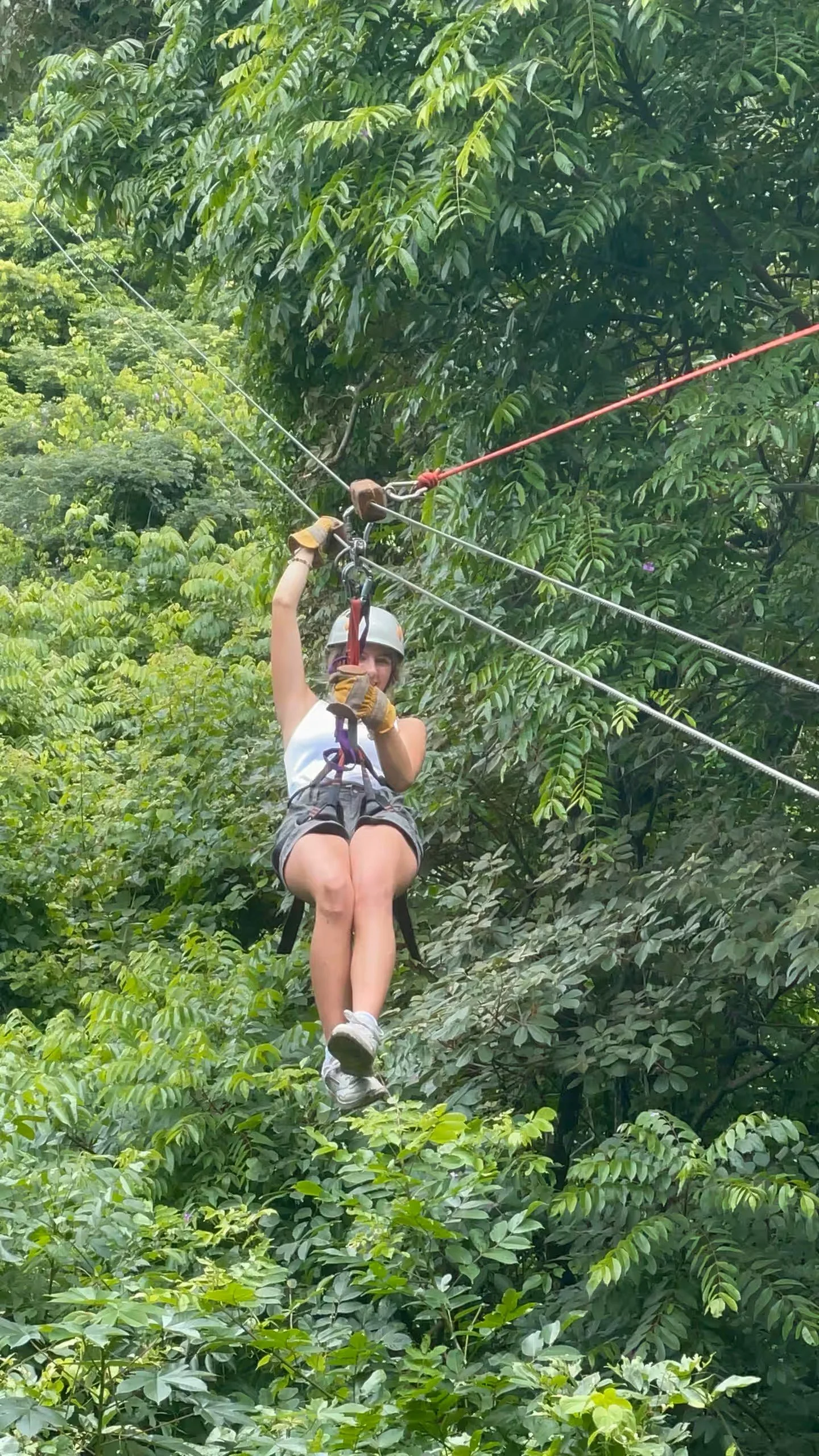 Zip lining in Samara