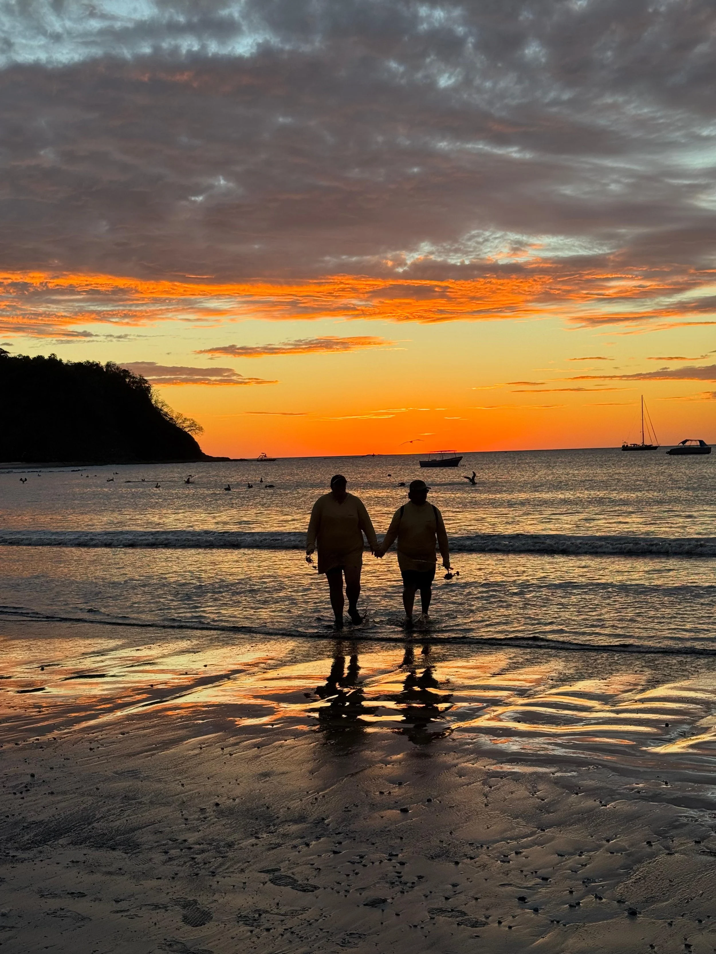 The end of an evening fishing