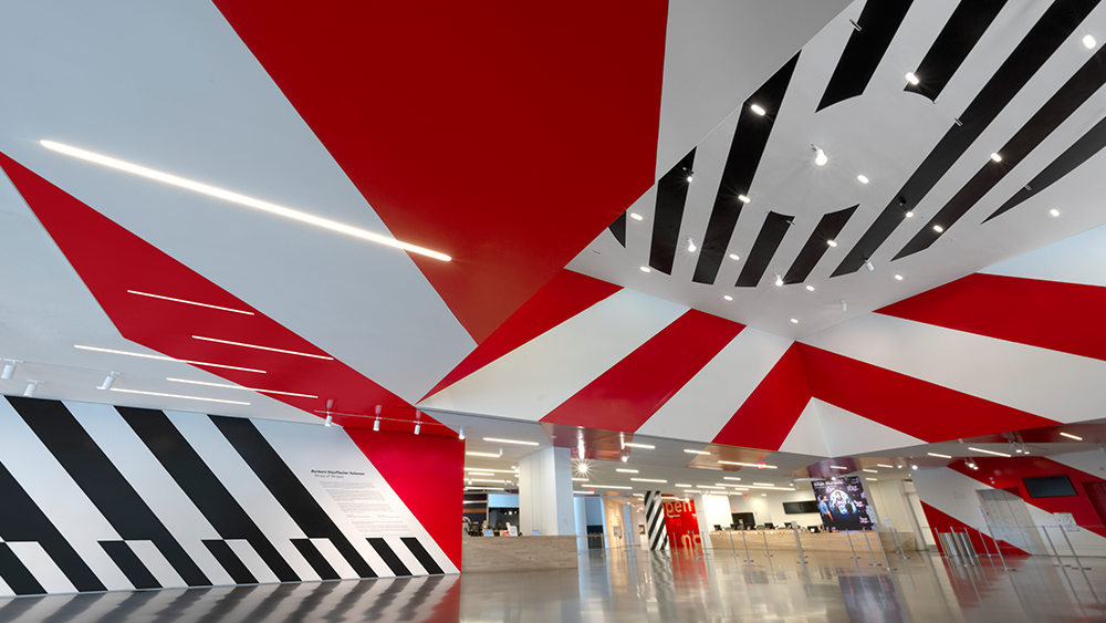 "Strips of Stripes Supergraphic," 2023,
San Francisco Museum of Modern Art