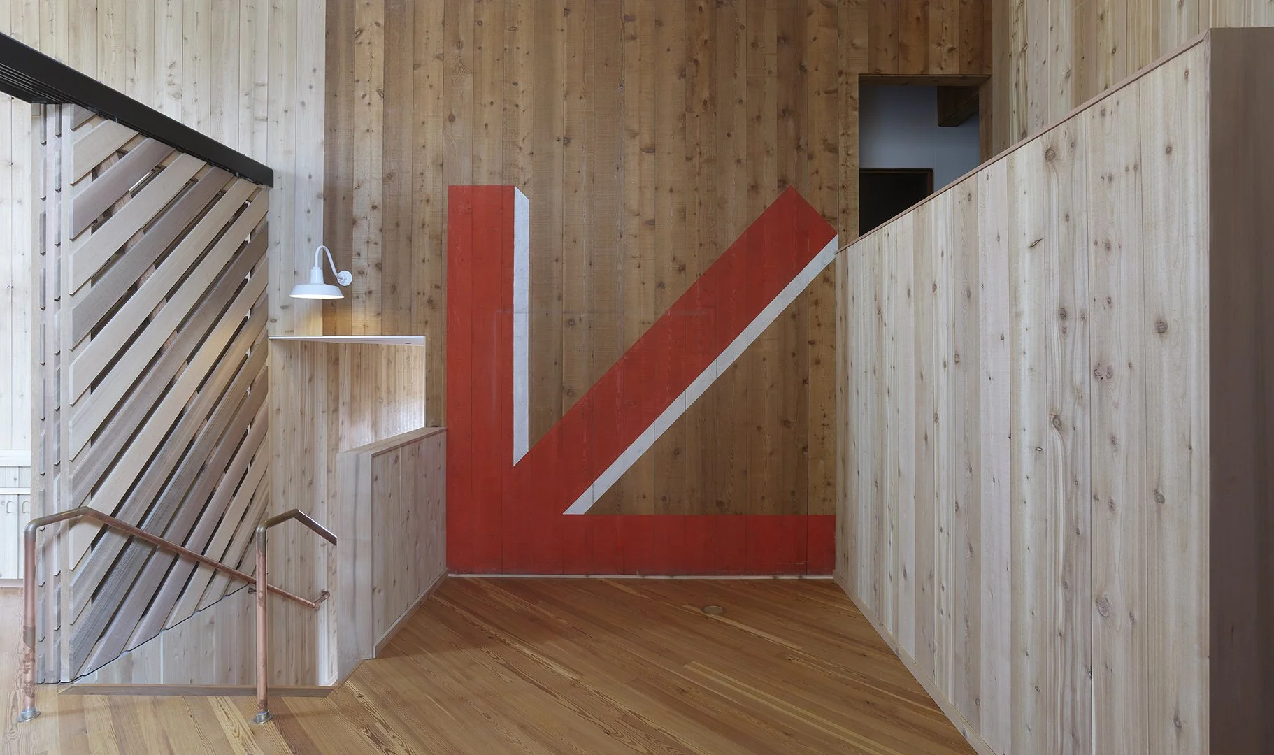 "Supergraphics," 1965,
The Sea Ranch Lodge, The Sea Ranch