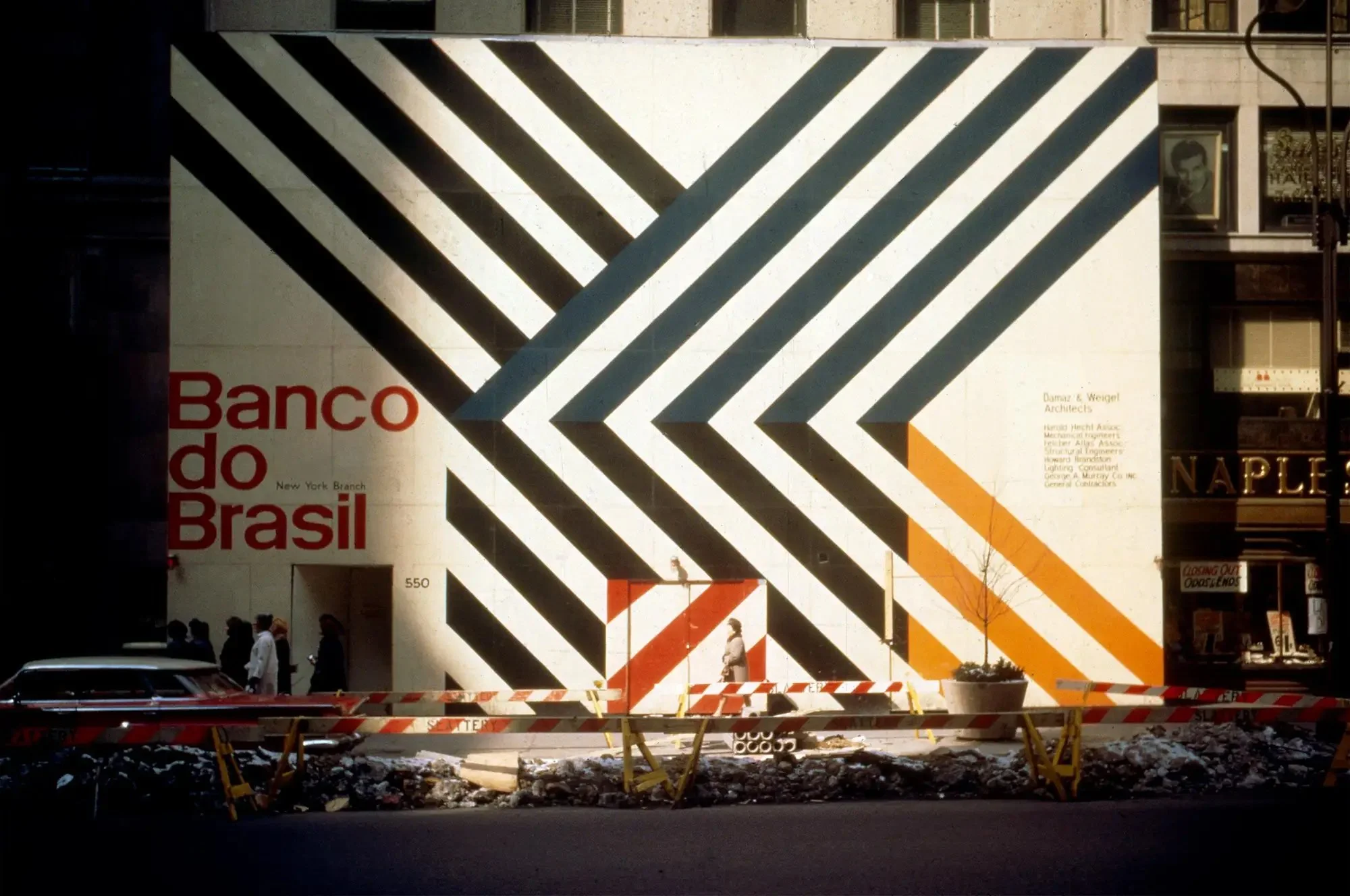"Supergraphic," 1967,
Banco do Brasil, New York