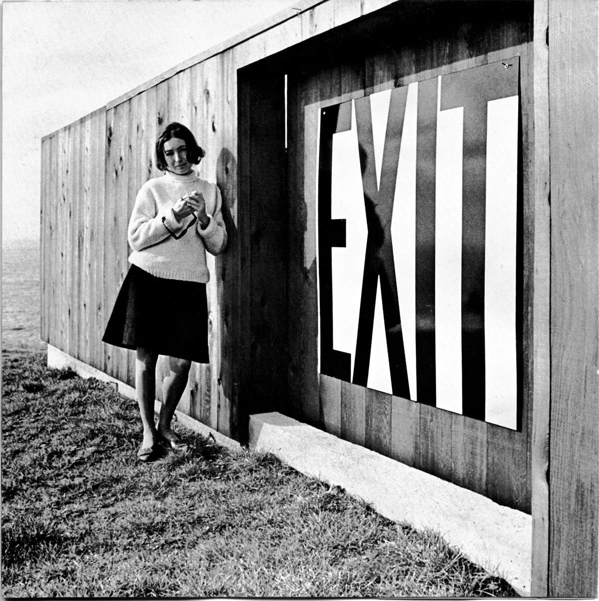 "EXIT Supergraphic," 1965,
The Sea Ranch