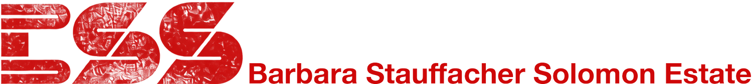 Barbara Stauffacher Solomon Estate