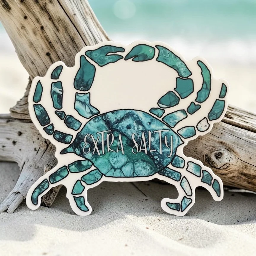 Blue Crab Sticker-Extra Salty 2 copy.JPG