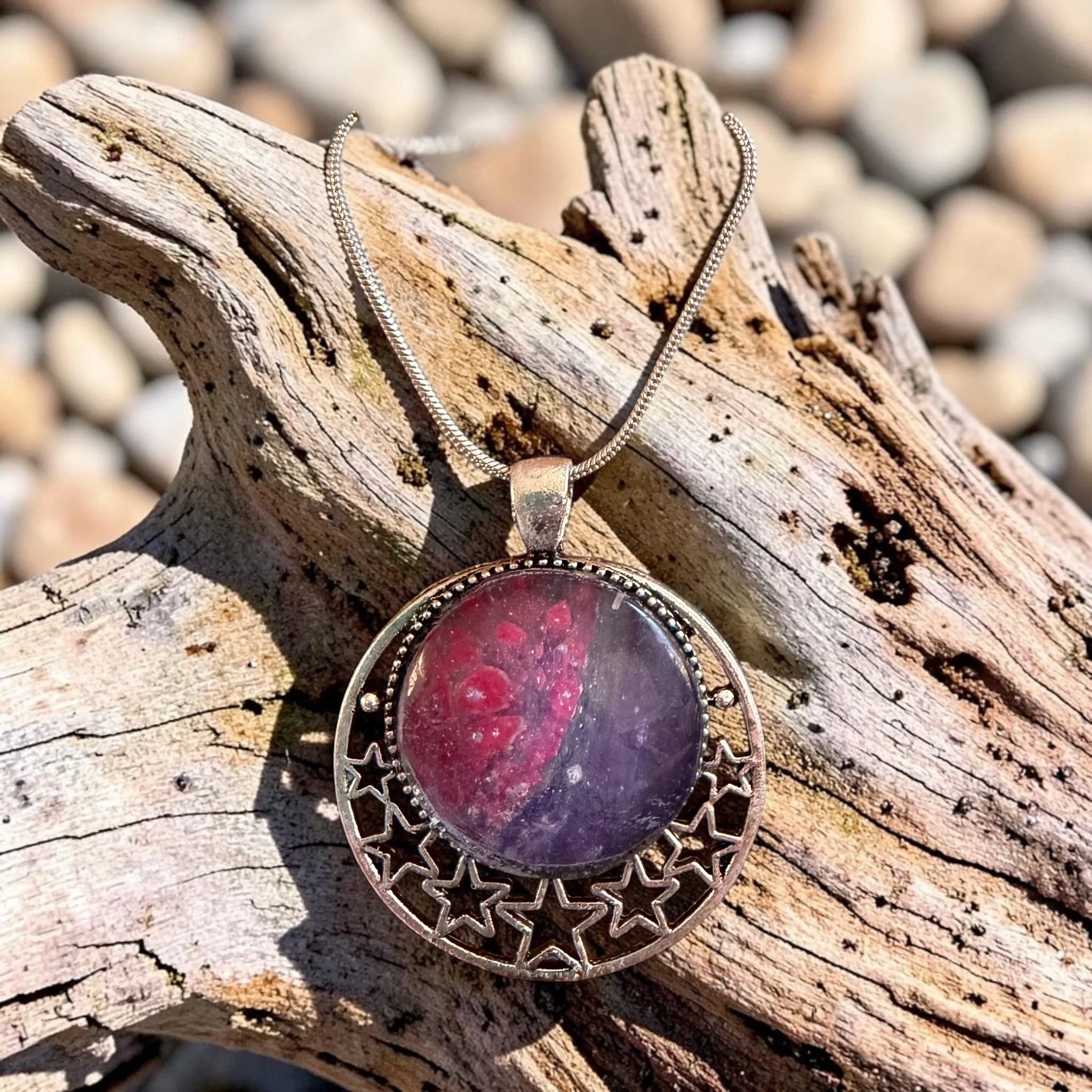 Pour Painting 25mm Star Necklace
$35