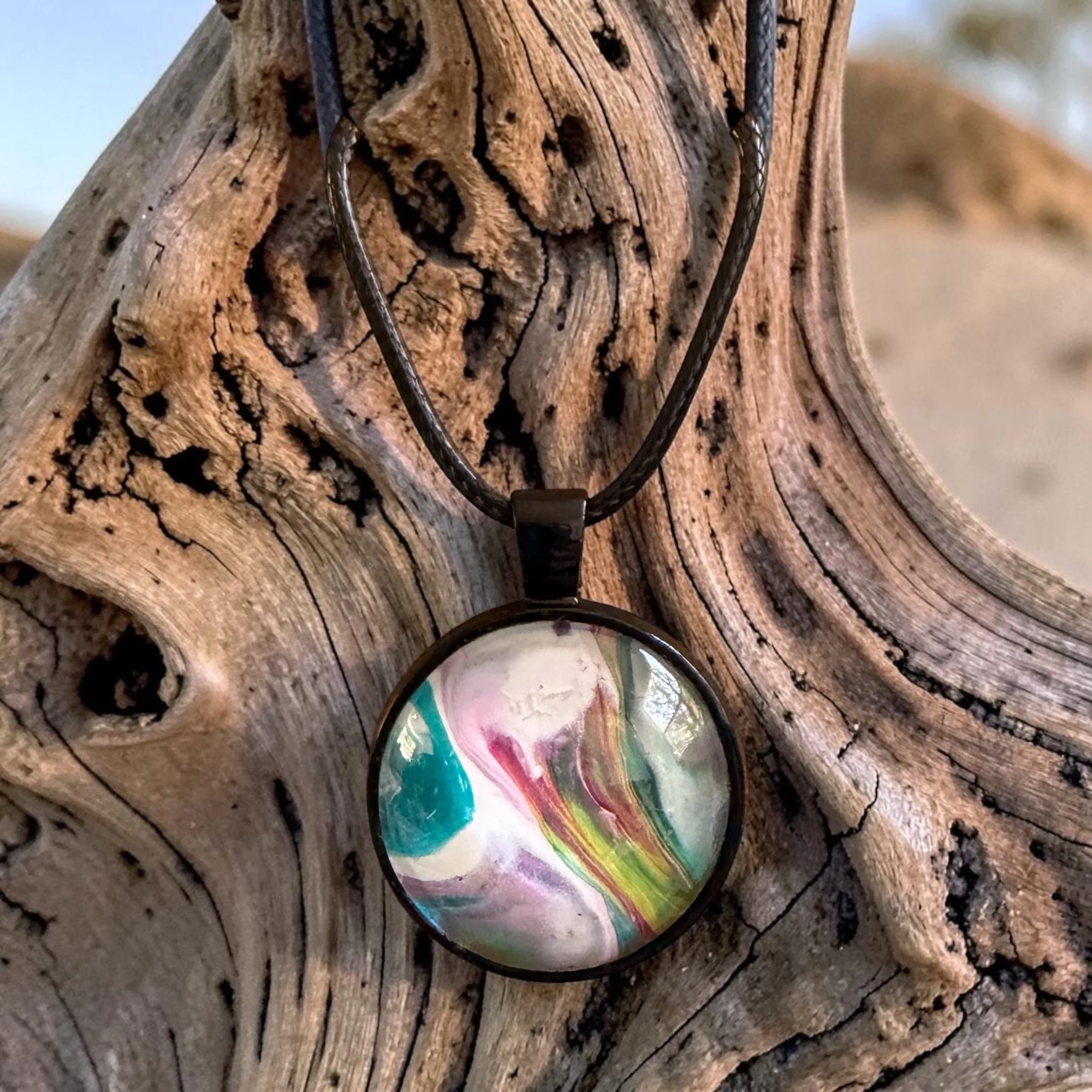 Pour Painting Pendant Necklace
$35