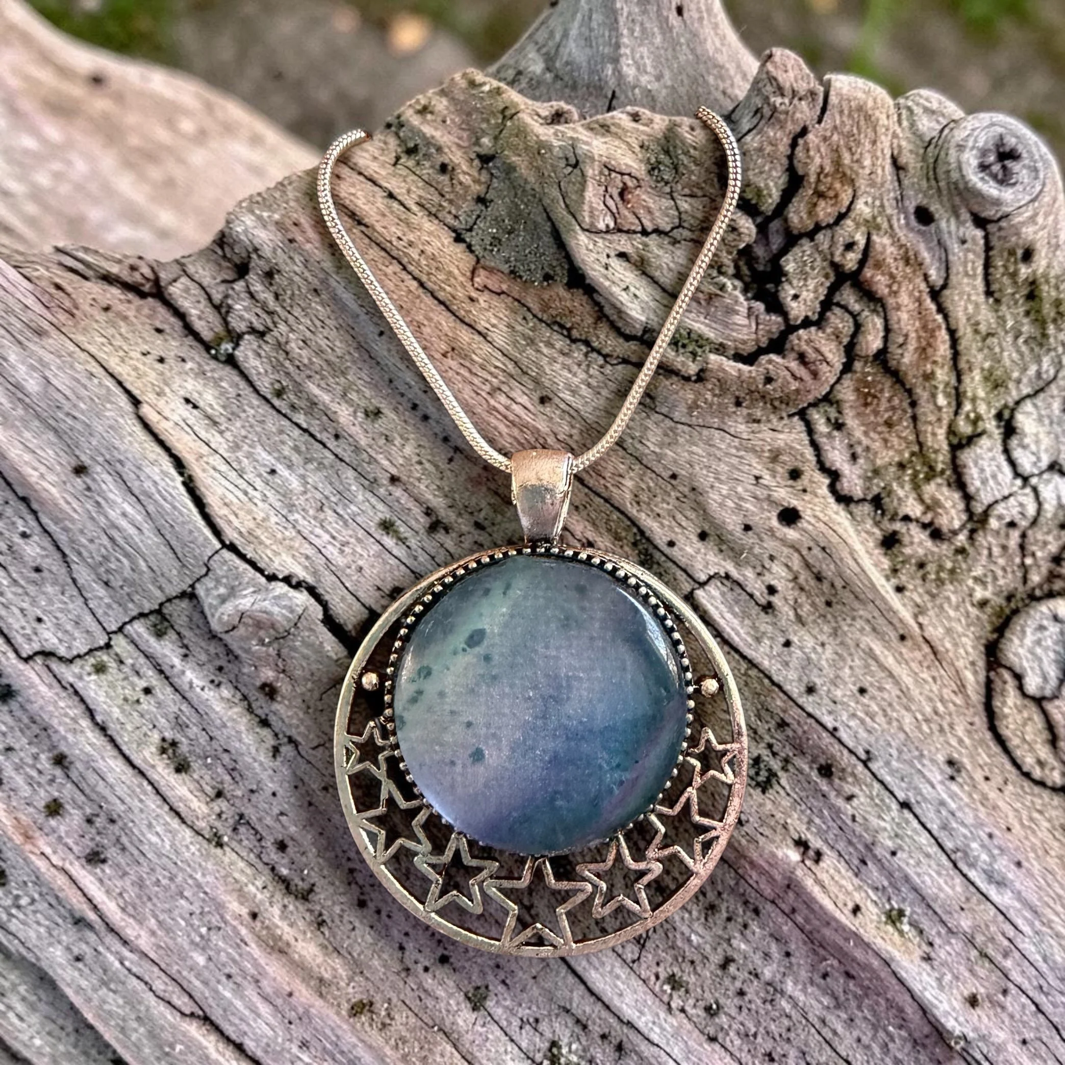 Pour Painting 25mm Star Necklace
$35