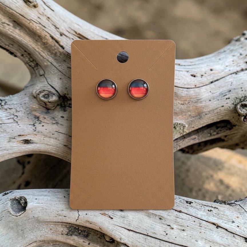 10mm Sunset Stud Earrings
$20