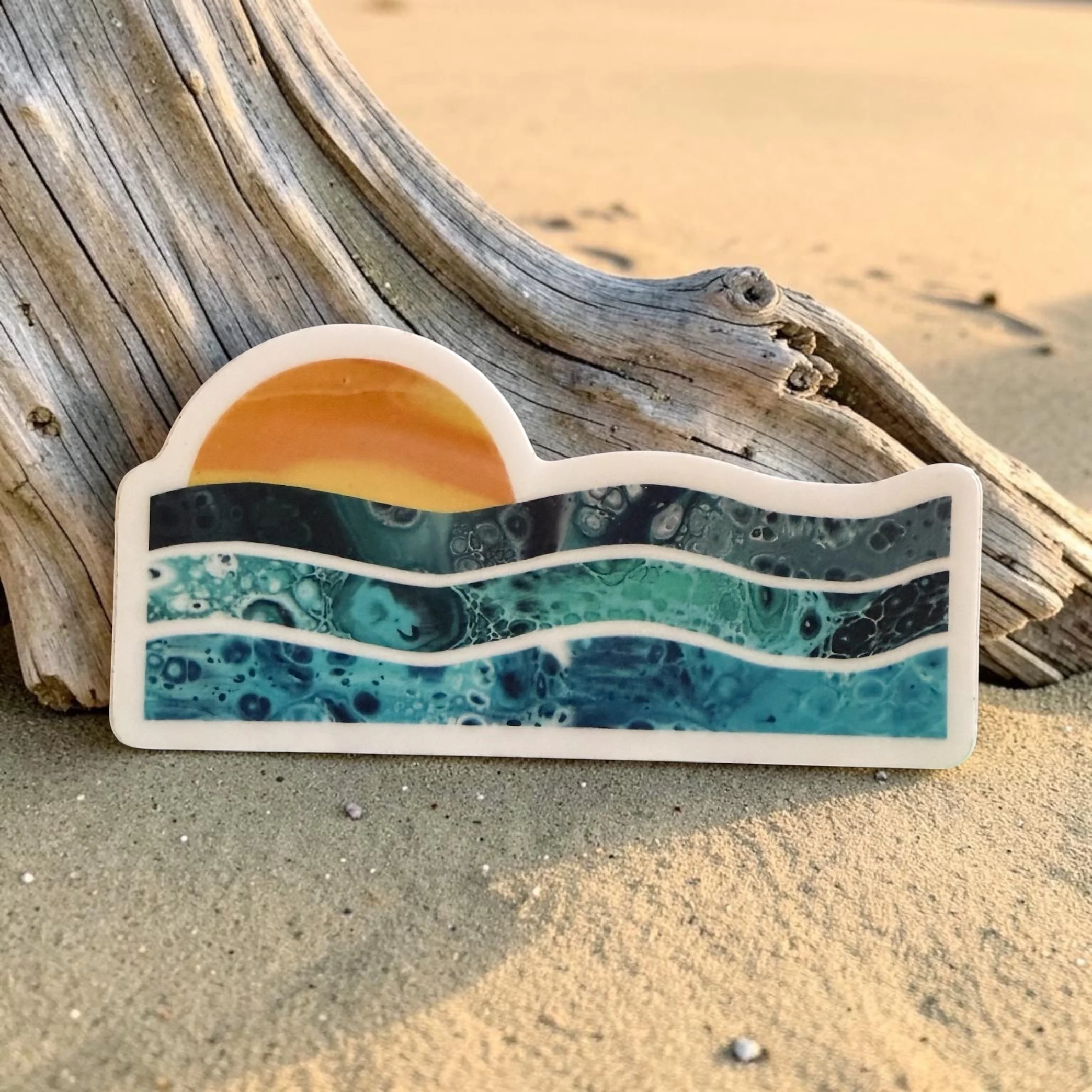 Blue Ocean Sunset Sticker
$4