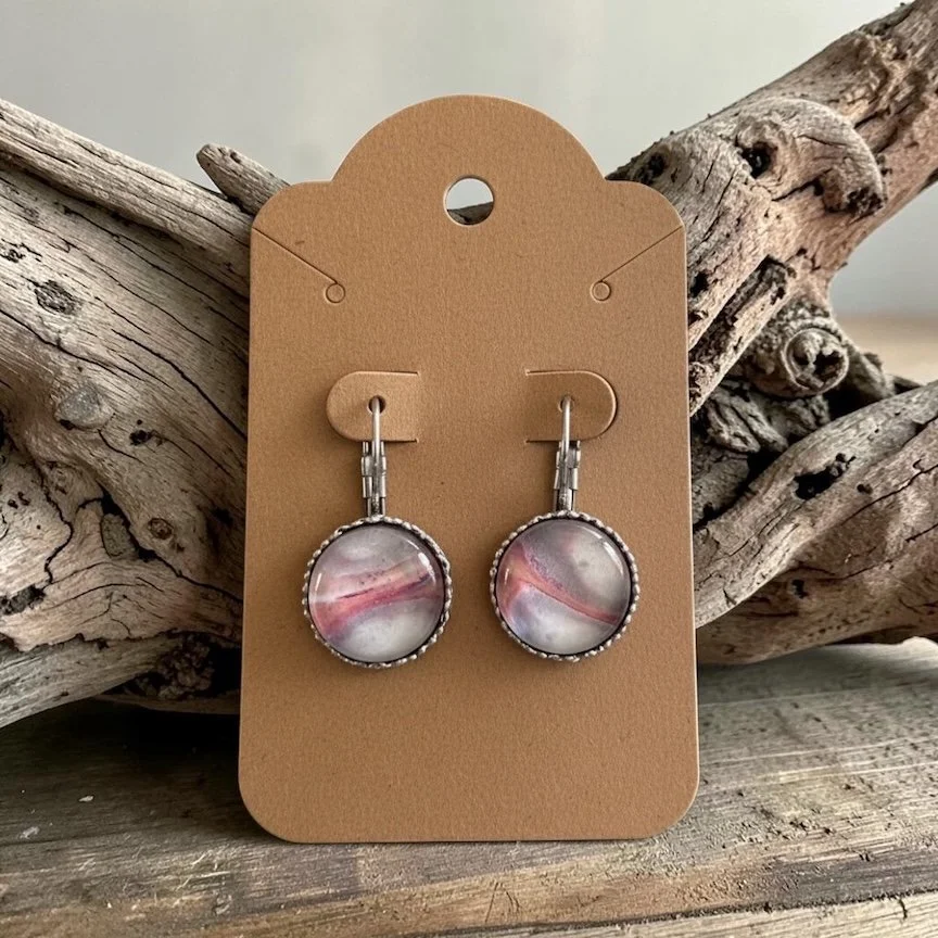 12mm Antique Pour Painting Earrings with Stainless Steel Hooks
$35