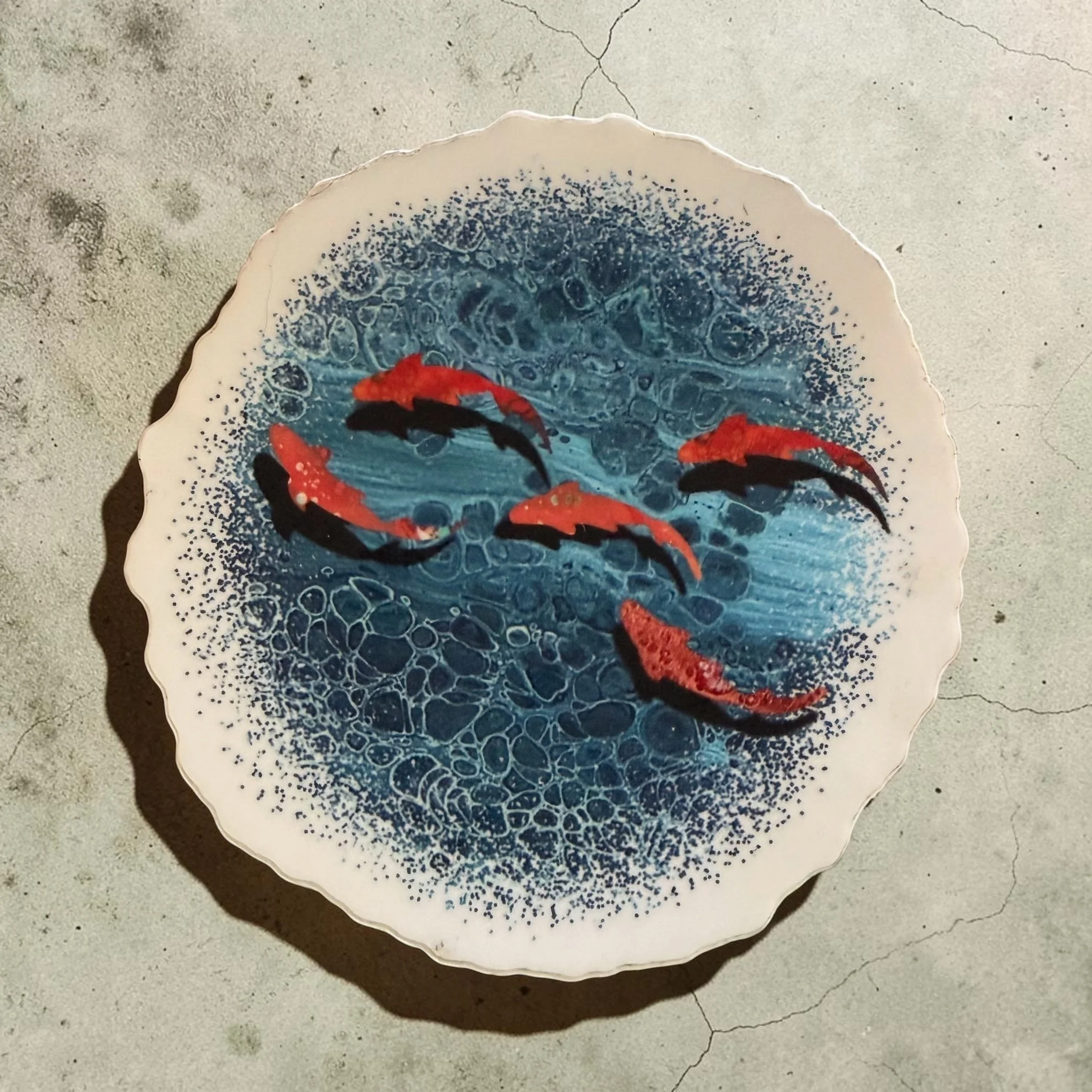 3" Koi Fish in Pond Sticker
$5