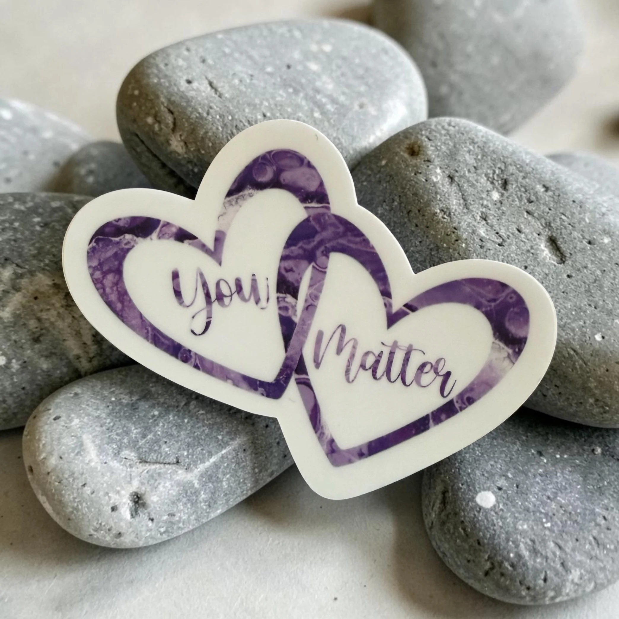 You Matter-Purple Hearts Sticker
$4