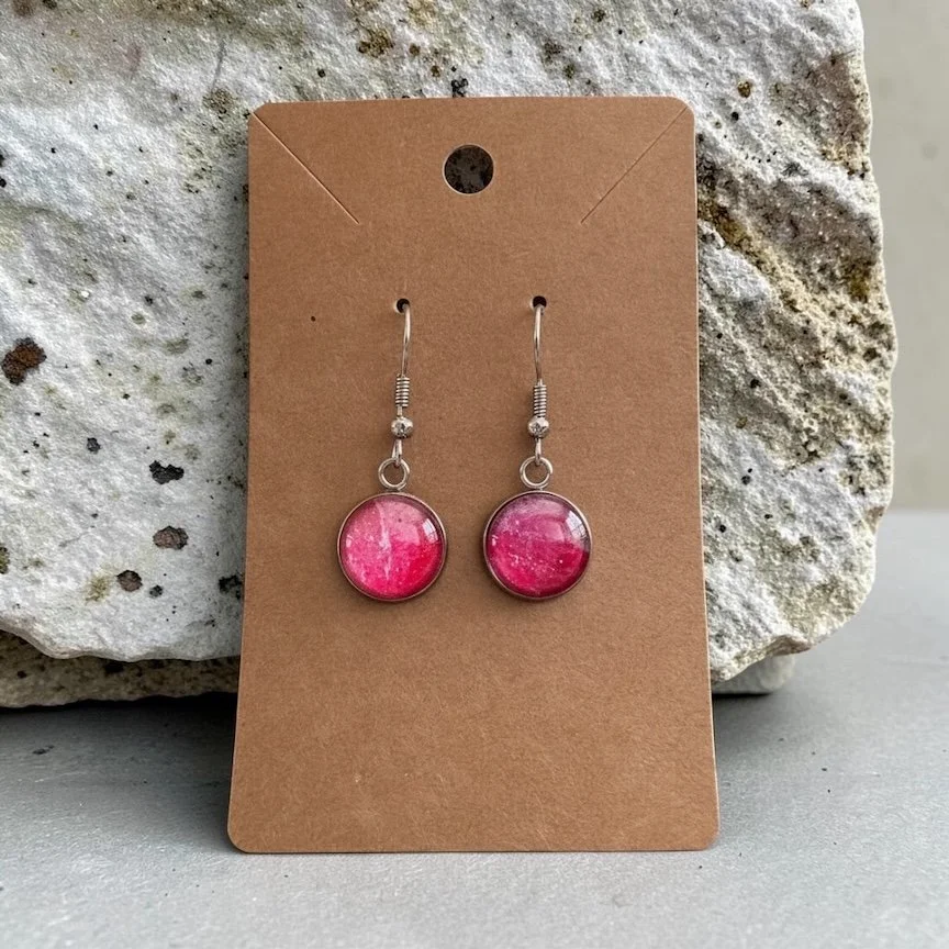 12mm Pour Painting Earrings with Stainless Steel Hooks
$28