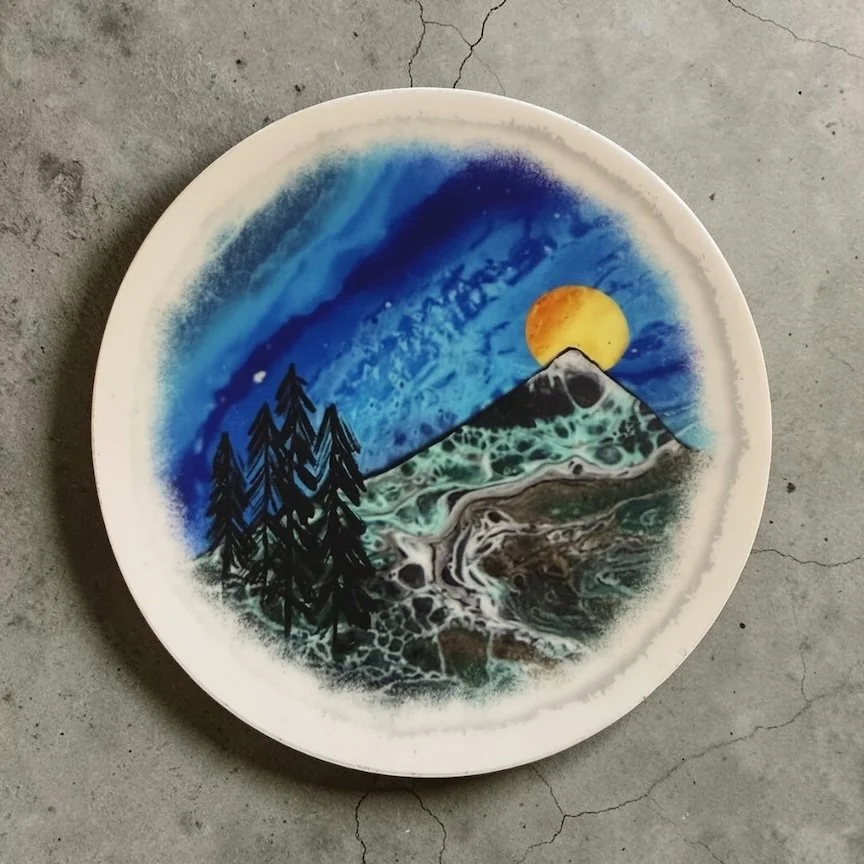 Mountain Night Sky Sticker
$5