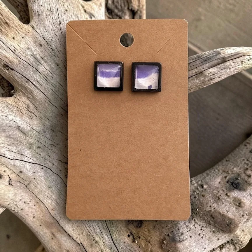 Black Stud Earrings Purple copy.JPG