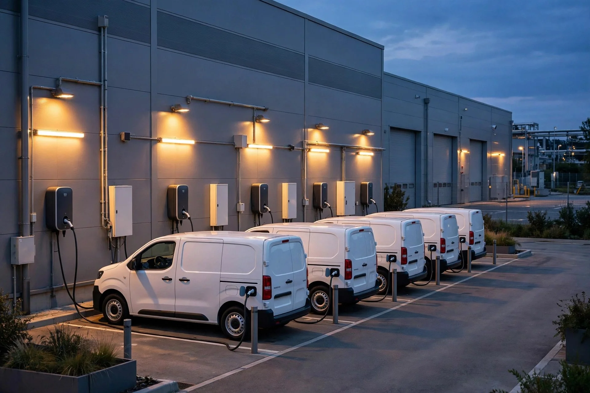 How much does it cost to install EV chargers for a business fleet in BC?