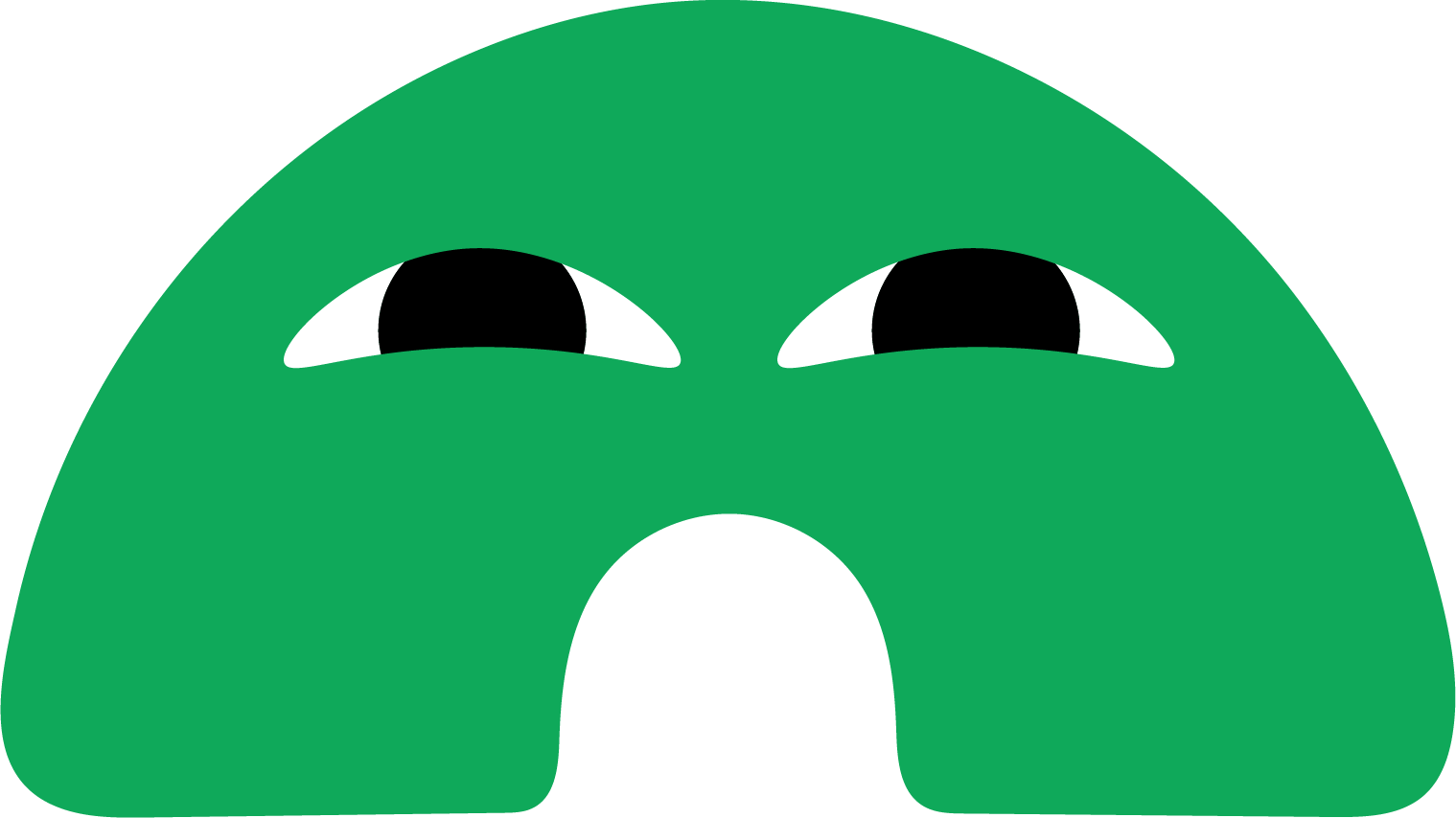 Green emoticon face with droopy eyes and a small open mouth, graphic for AltPlay