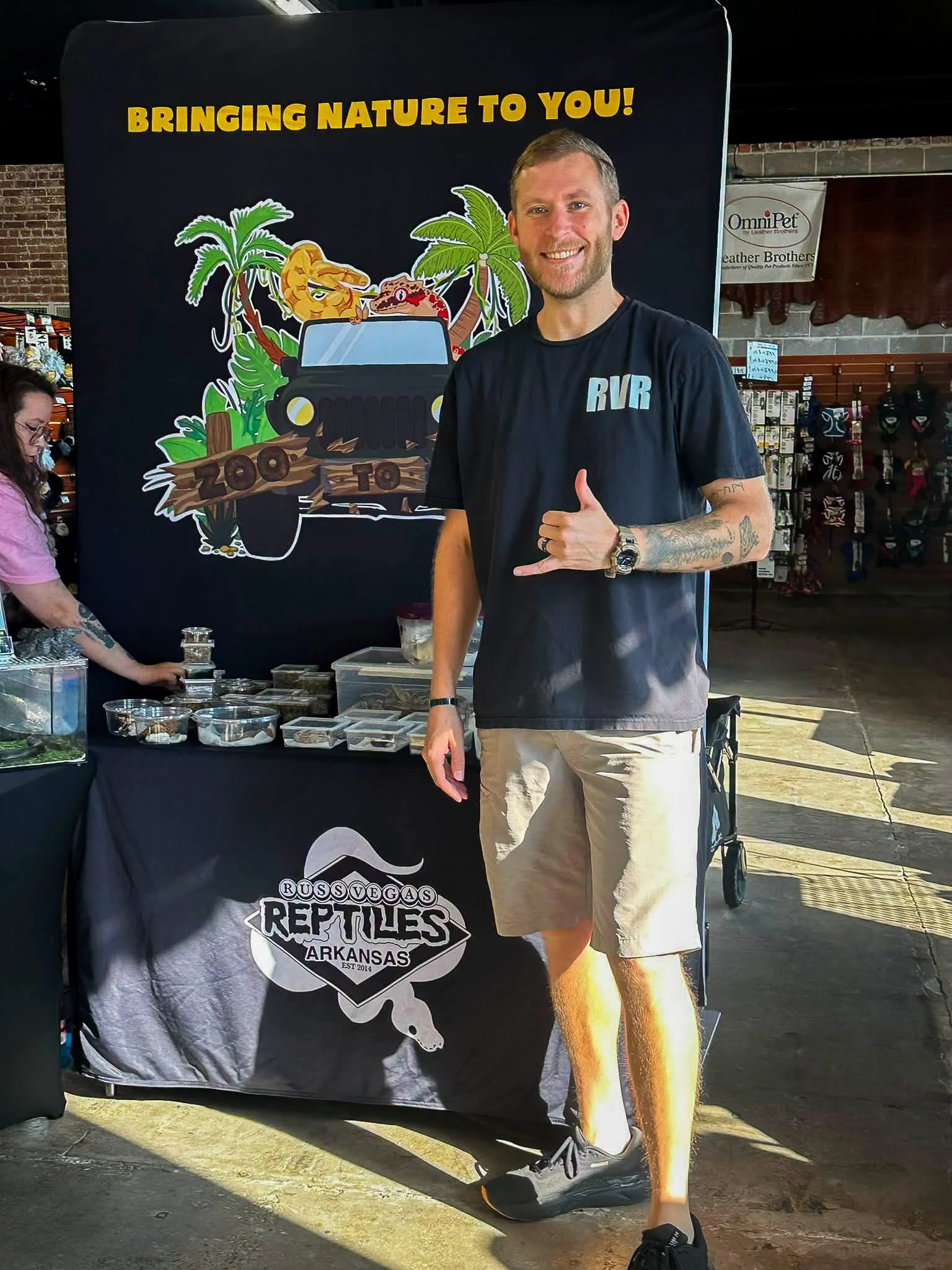 Reptile Photo Booth and Pop-Up Exhibits