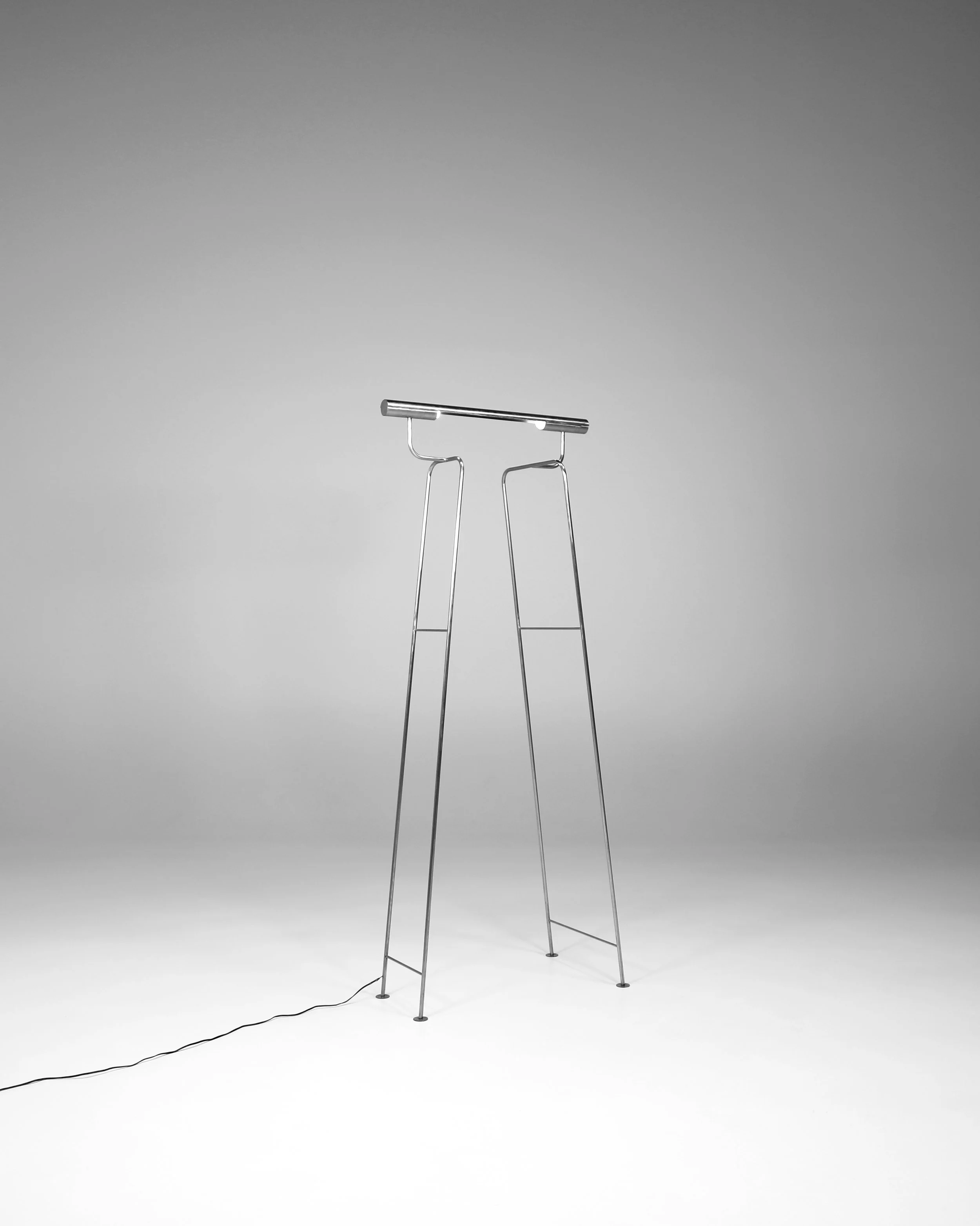 This Lamp Has Feelings by Julia Postrzech - standing lamp with horizontal light