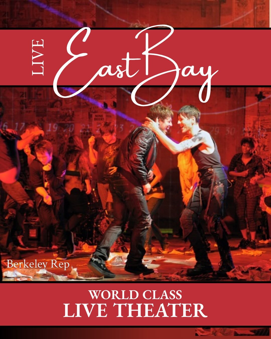 🎭
Living in the East Bay has perks that make life a little more full and a lot more fun.
The innovation and creativity that flourishes in the East Bay can be experienced in the many stellar theater companies and schools that abound. You might be sur