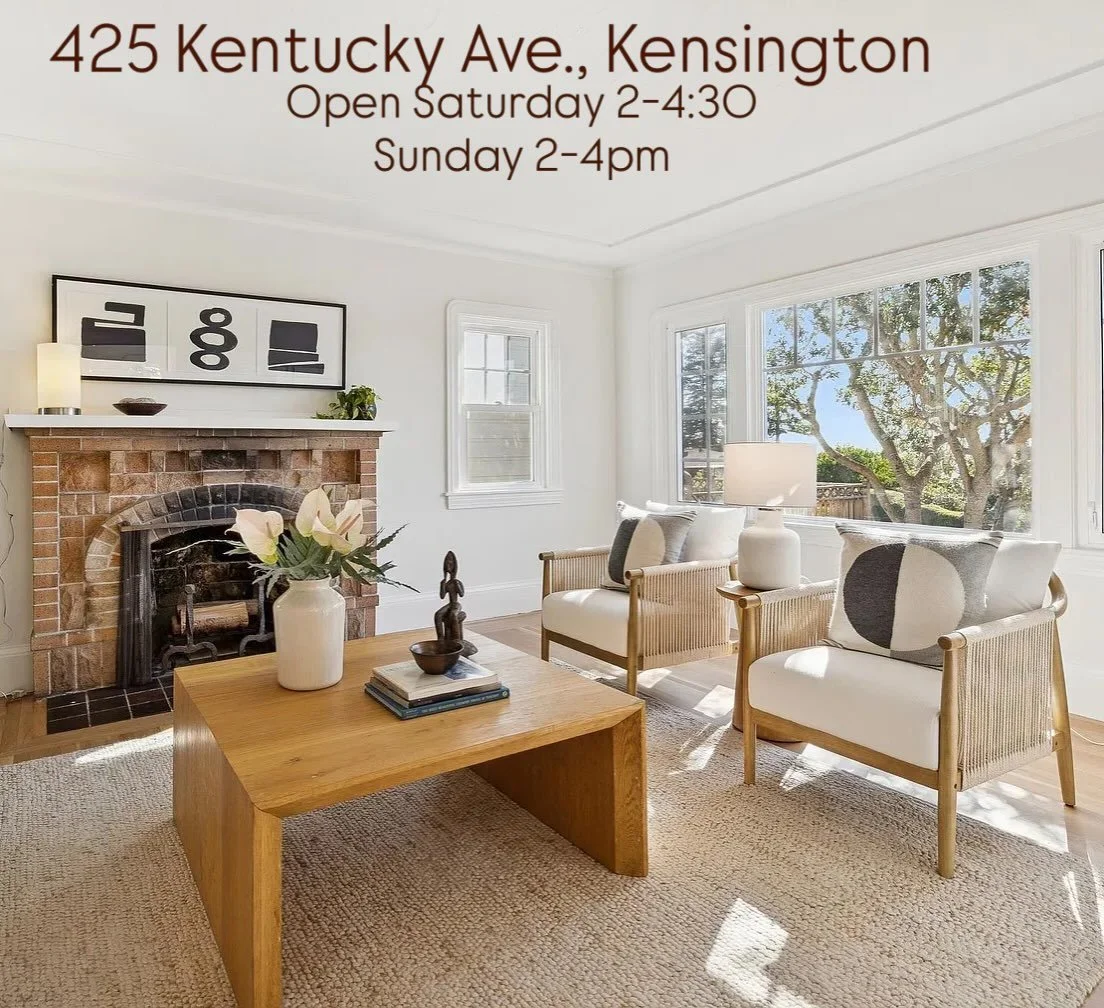 Visit 425 Kentucky in Kensington today between 2pm and 4:30!
This lovely Berkeley Hills Mediterranean bungalow has an easy flow and elegant living spaces, 3 bedrooms, a spacious backyard and a welcoming East Bay charm. Minutes from Tilden and Dorothy