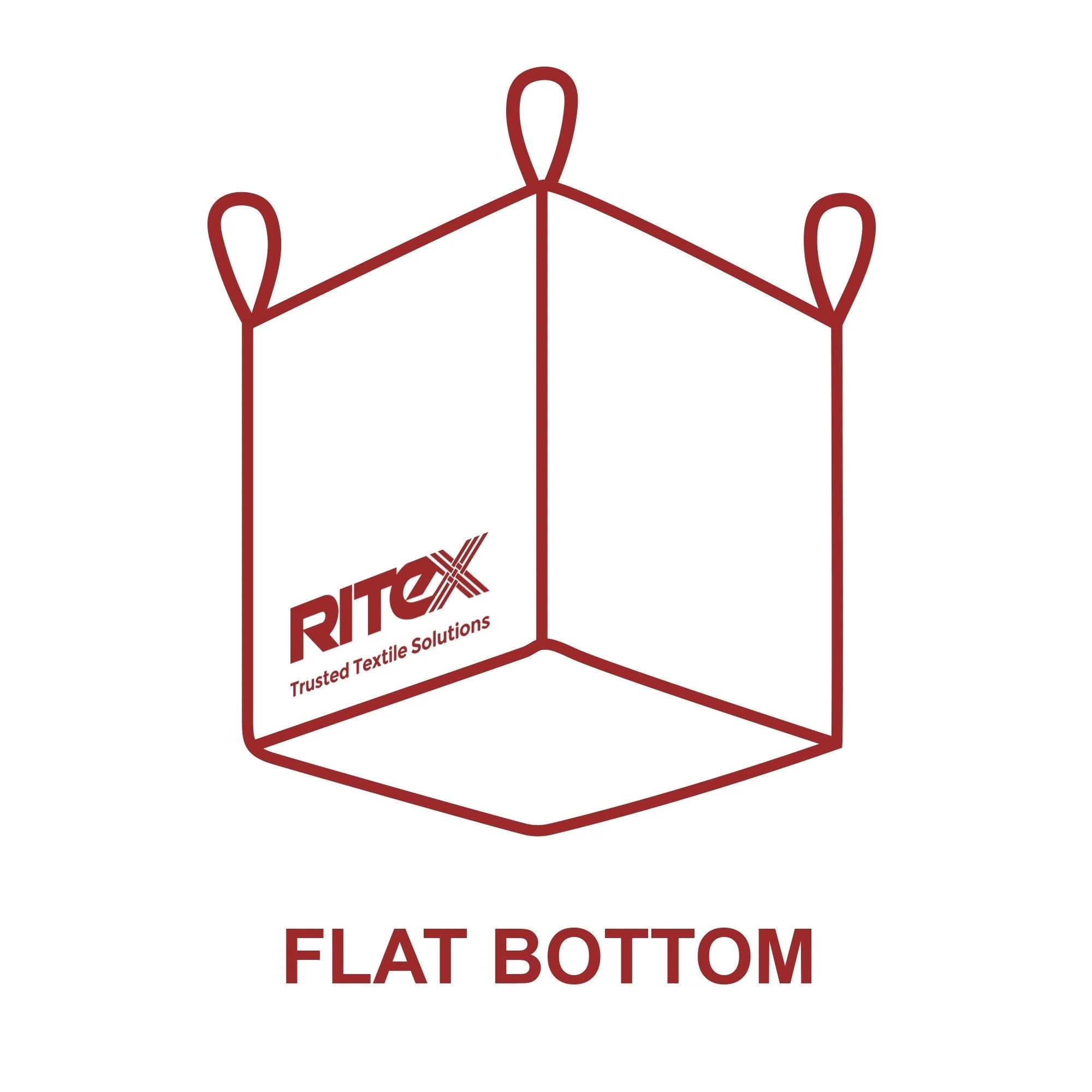 Flat bottom FIBC illustration