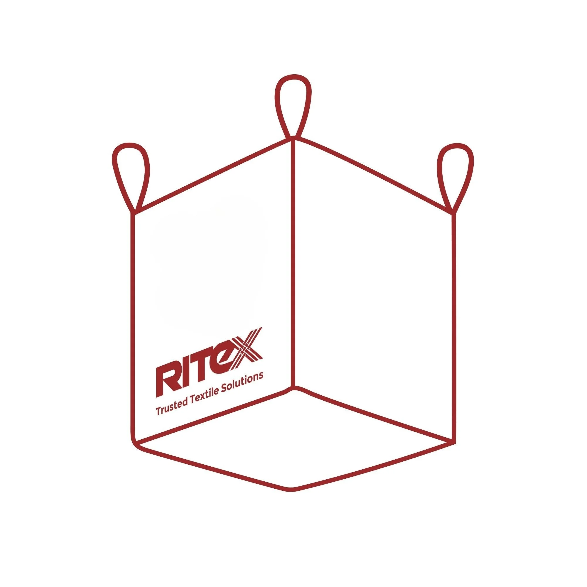 Full open bottom FIBC Illustration