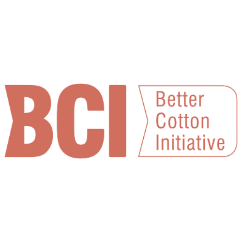 Logo of BCI with text 'Better Cotton Initiative' 