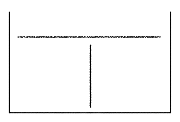 Schwarzes Bild mit weißen Linien, die eine Karte oder ein Diagramm darstellen.