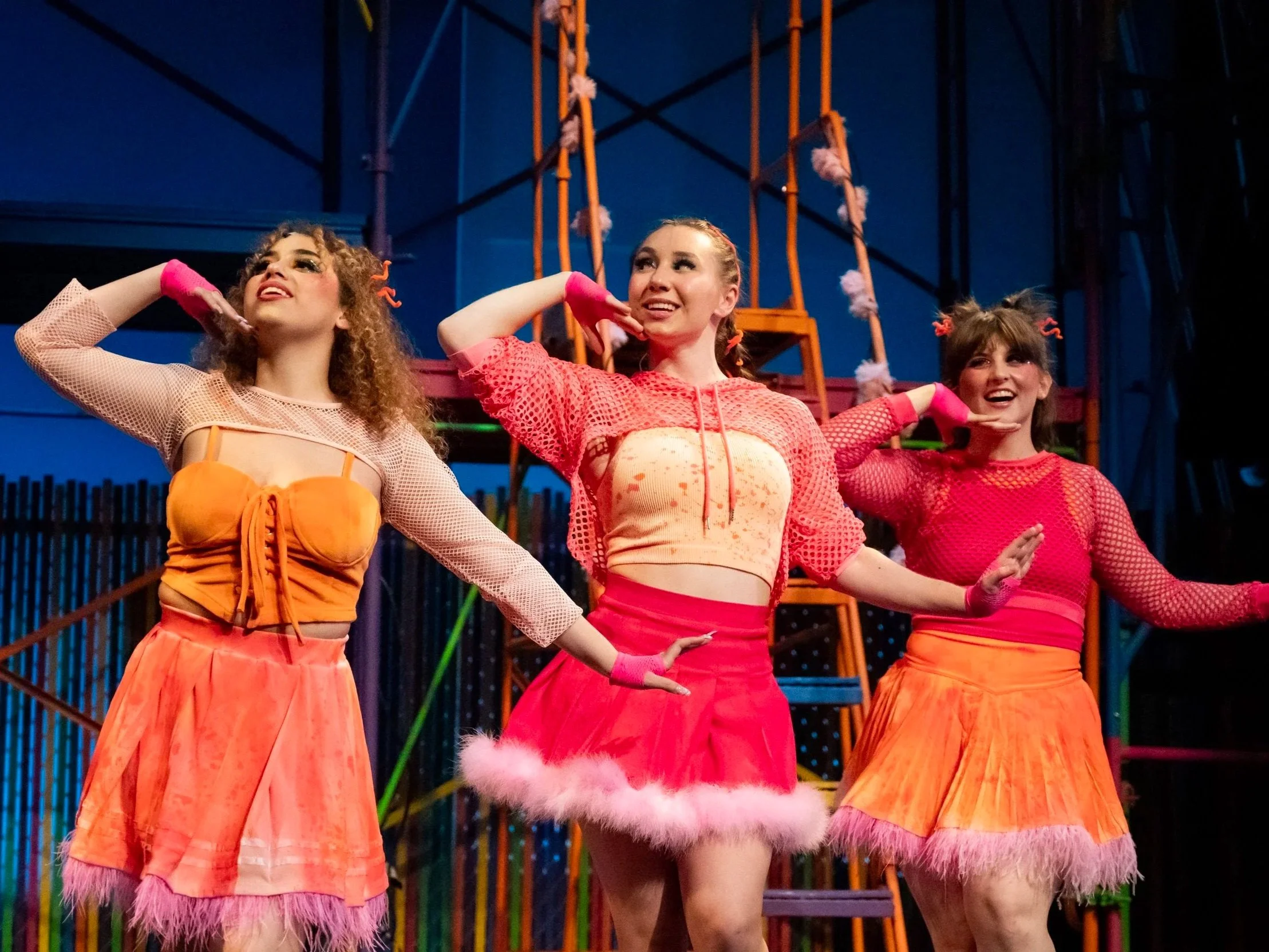 Bird Girl 2 (right): Seussical: Wagner College - Photo by Dillon Burke