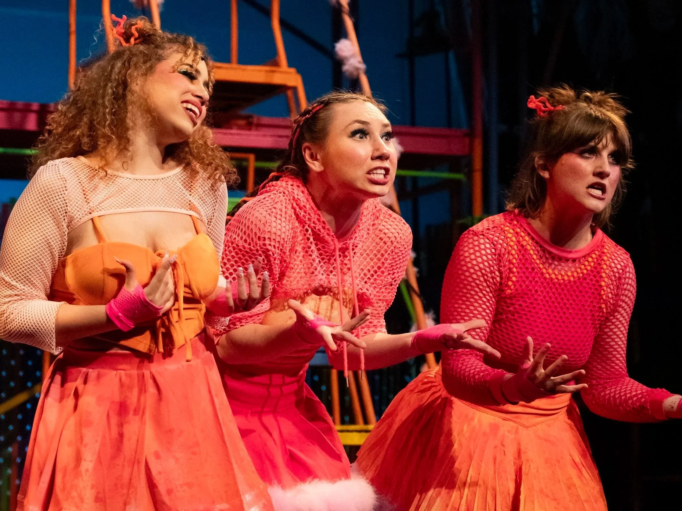 Bird Girl 2 (right): Seussical: Wagner College - Photo by Dillon Burke
