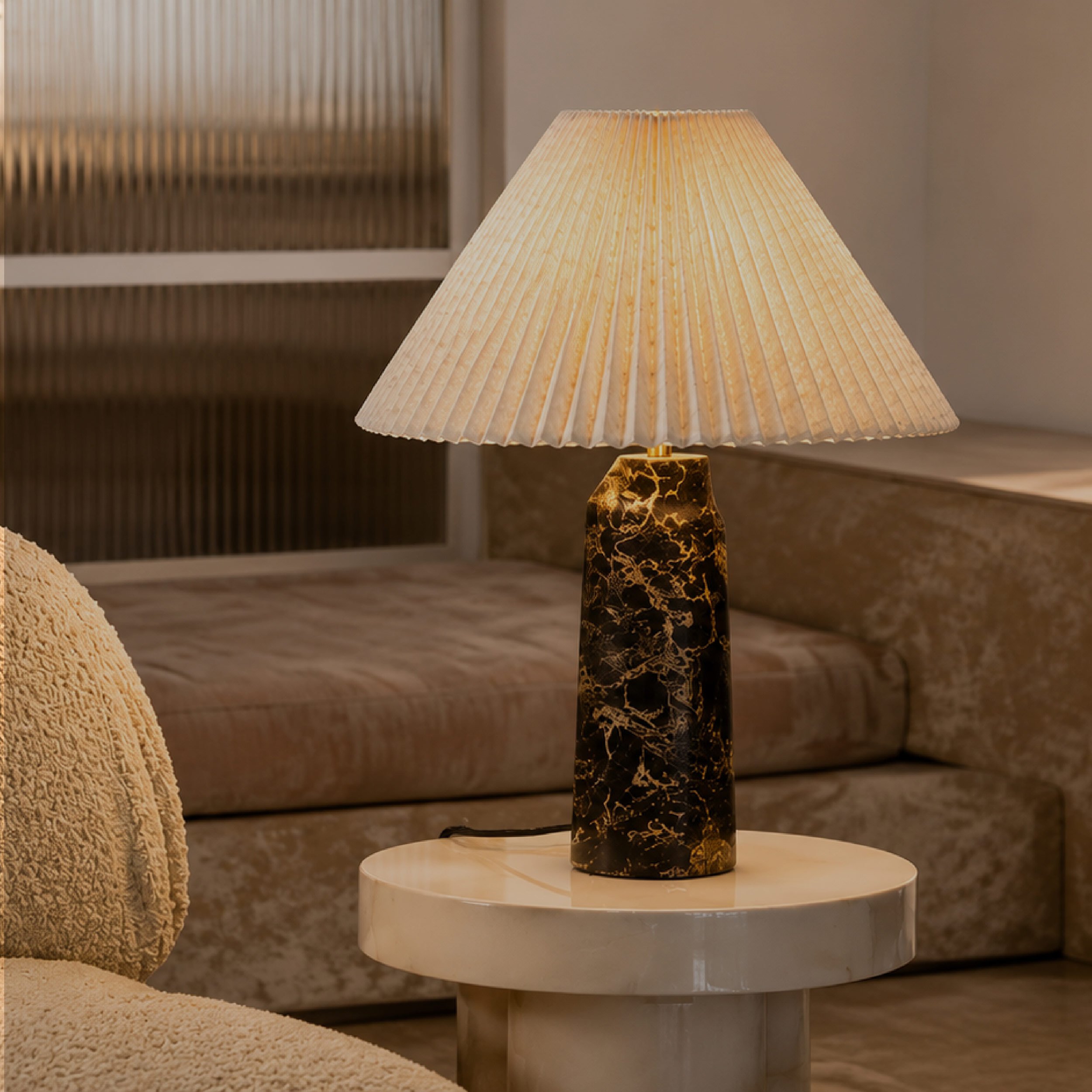 Image of a lamp on table stocked at Home Plus McGraths Hill