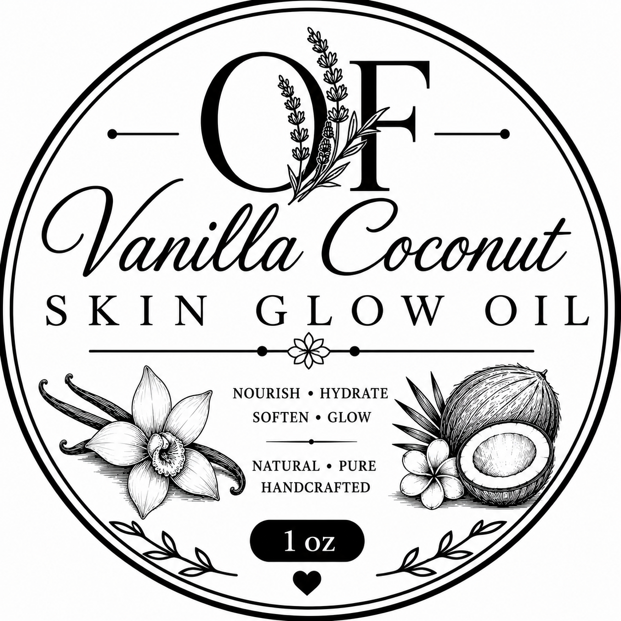 Vanilla Coconut Skin Glow Oil