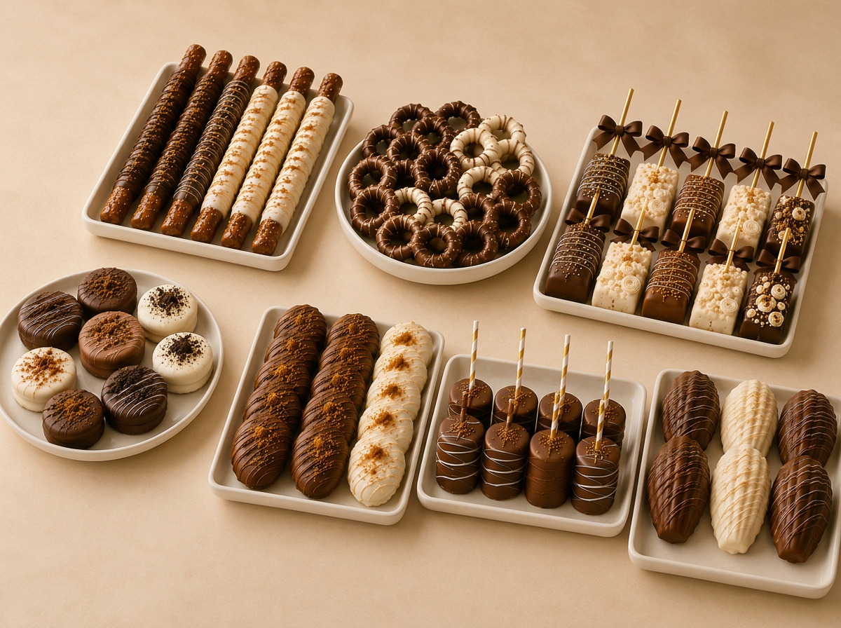 CHOCOLATE-COVERED TREATS