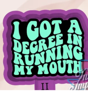 Running my mouth