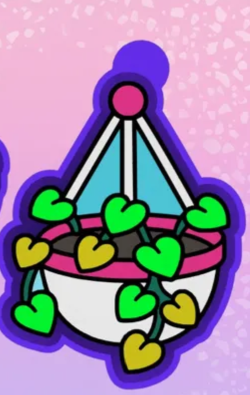 Heart Vine Hanging Planter