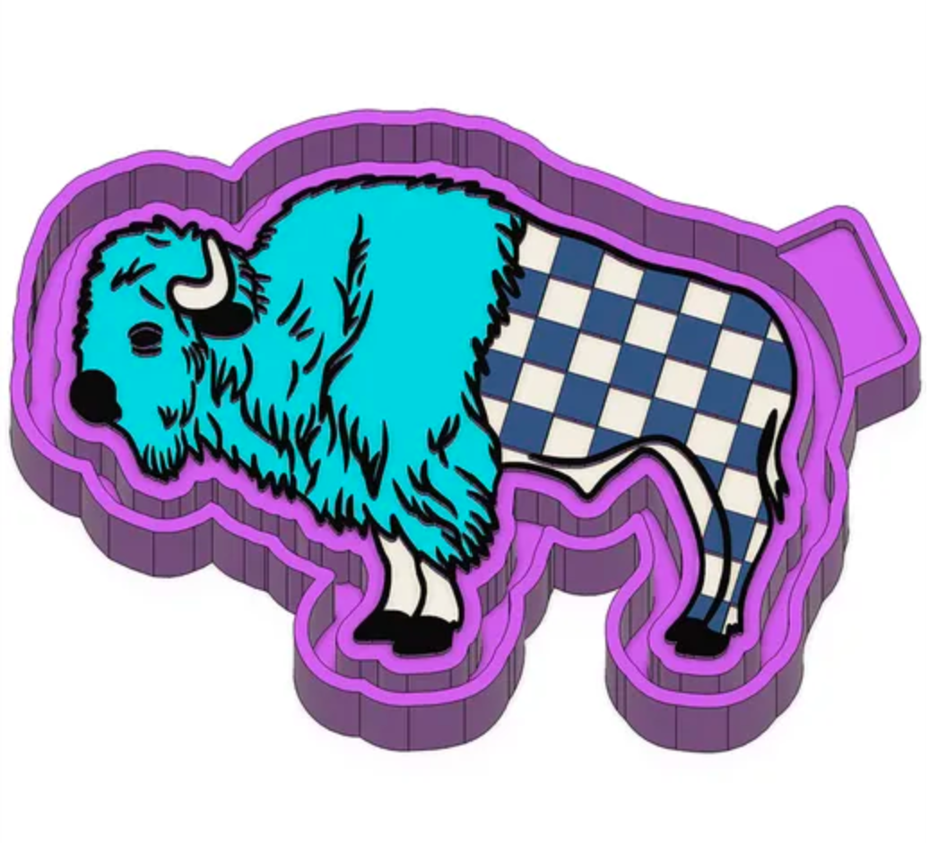 CHECKERED BUFFALO