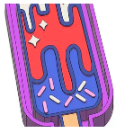 3 layer popsicle