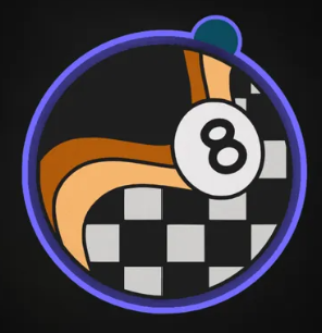 Checkered 8-Ball