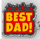 Best Dad with Stars