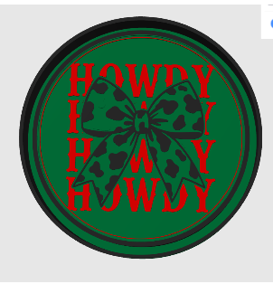 Howdy Cow Print bow