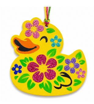FLORAL RUBBER DUCK