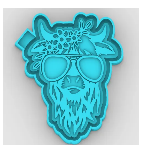 Cow with Sunglasses