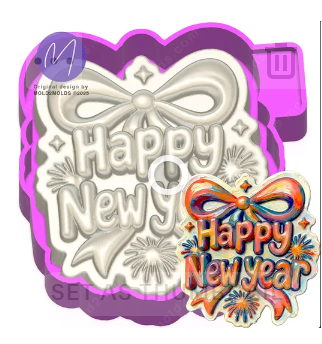 3D Happy New Year